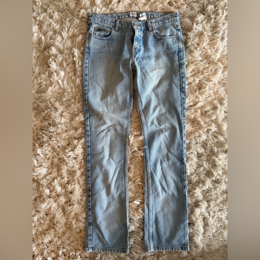 Vintage Calvin Klein Straight Jeans, Low Rise with Long inseam